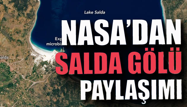 NASA dan Salda Gölü paylaşımı