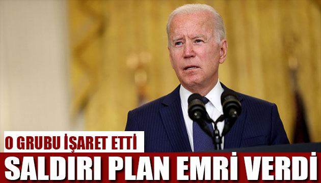 Biden dan saldırı plan emri