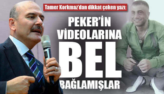 Tamer Korkmaz dan dikkat çeken Sedat Peker yazısı