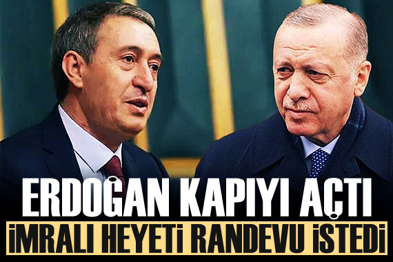 DEM Parti İmralı heyeti Erdoğan la görüşmek için başvuru yaptı!