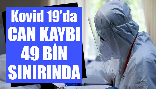 Sağlık Bakanlığı, Kovid 19 da son verileri açıkladı: Can kaybı 49 bin sınırında