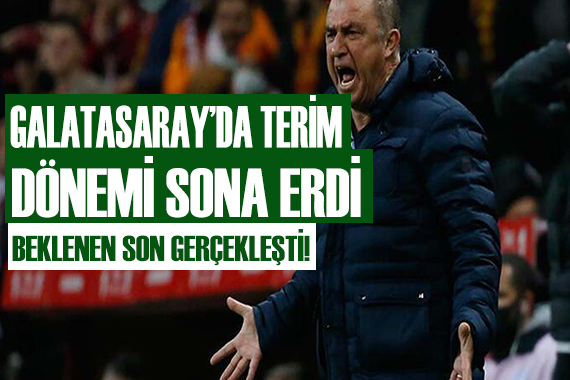 Galatasaray da Fatih Terim le yollar ayrıldı