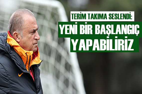 Terim takıma seslendi: Yeni başlangıç yapabiliriz