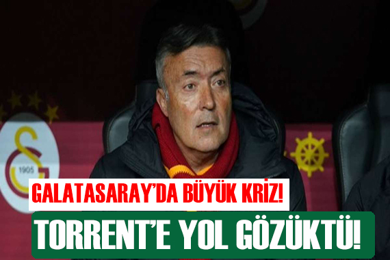 Galatasaray da büyük kriz!