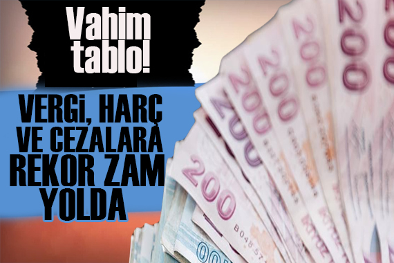 Uzman isim: Vergi, harç ve cezalara rekor zam yolda