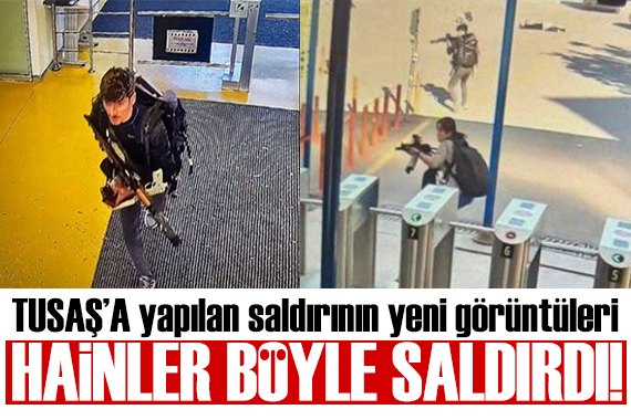 TUSAŞ taki terör saldırısıyla ilgili yeni görüntüler