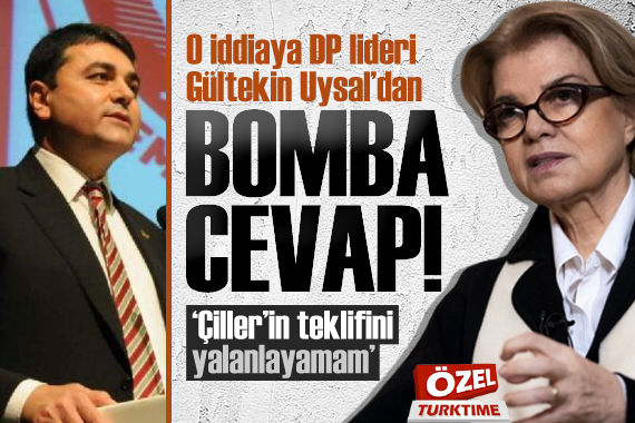 DP liderinden Talat Atilla ya kulisleri karıştıracak bomba açıklama!  Tansu Çiller  iddiasına olay cevap