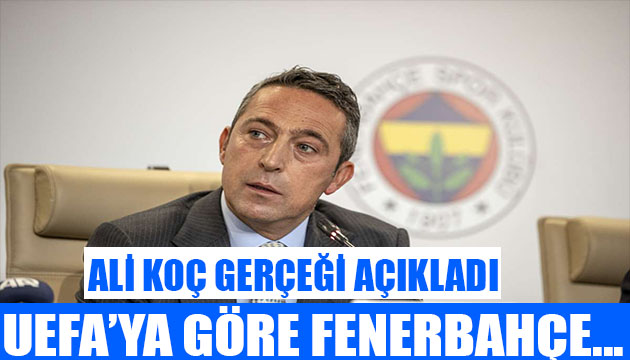 Ali Koç acı gerçeği açıkladı