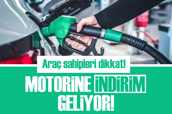 Araç sahipleri dikkat! Motorine indirim geliyor!