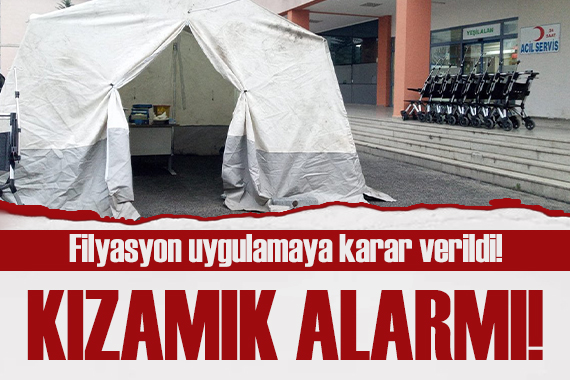 Devlet hastanesinde kızamık alarmı !