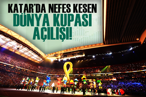 Katar da nefes kesen Dünya Kupası açılışı!