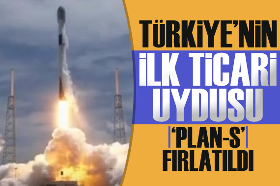 Türkiye’nin ilk ticari uydusu Plan-S fırlatıldı