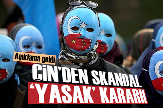 Çin den skandal yasak kararı!