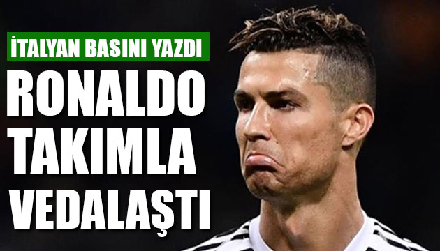 Ronaldo Juventus tan ayrılıyor