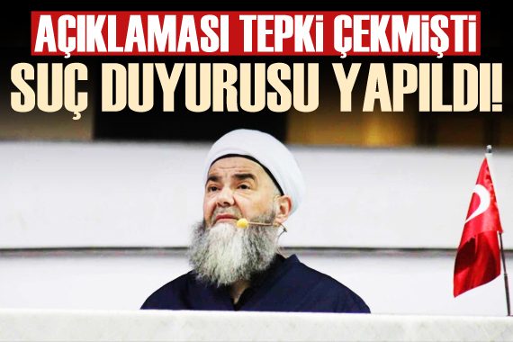 Cübbeli Ahmet in  Şeriatçıyız  açıklamasına suç duyurusu