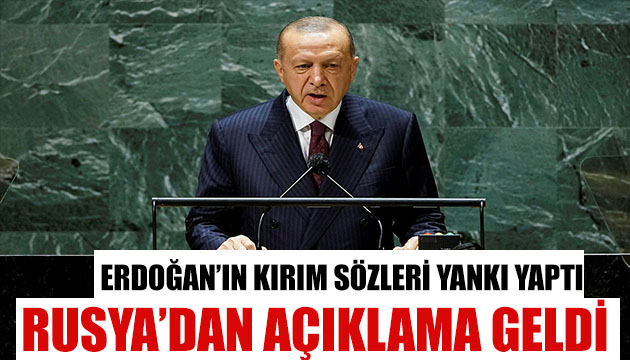 Rusya dan Erdoğan açıklaması