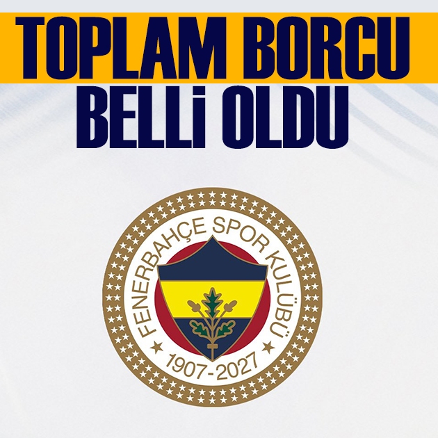 Fenerbahçe'nin mali tablosu açıklandı: Borç 28 milyar liraya dayandı