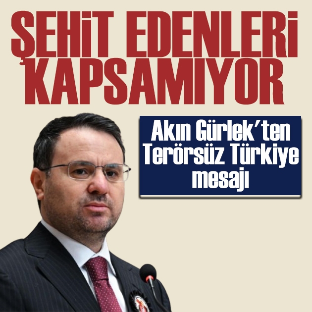 Bakan Gürlek'ten Terörsüz Türkiye mesajı: Şehit edenleri kapsamıyor