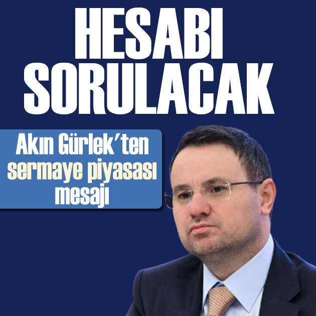 Bakan Gürlek'ten sermaye piyasası mesajı: Hesap sorulacak