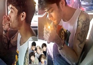 One Direction üyeleri Peru da ot çekerken yakalandı!