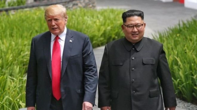 Kim den Donald Trump a uyarı