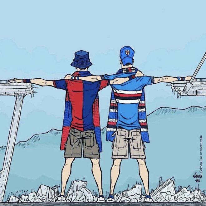 Türk karikatüristin çizimi İtalya yı birleştirdi