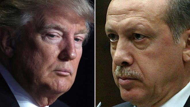 Erdoğan ve Trump tan tebrik mesajı