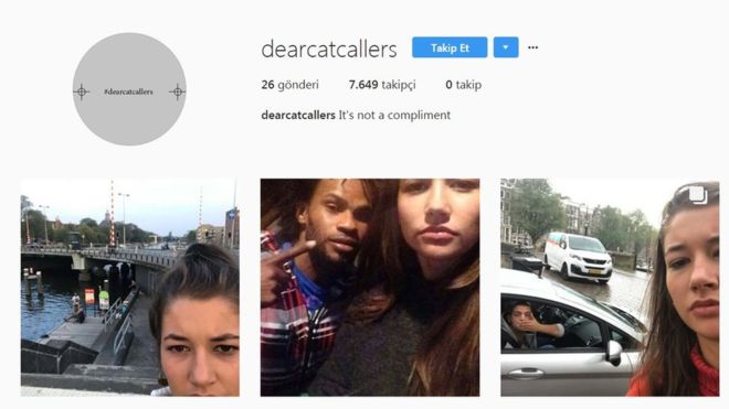 Tacizci erkekleri Instagram da teşhir ediyor