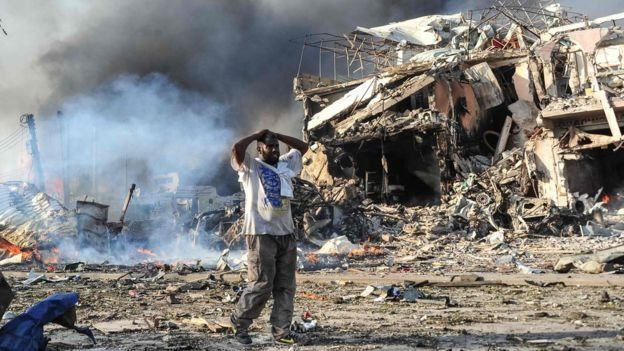 Somali de bombalı saldırı