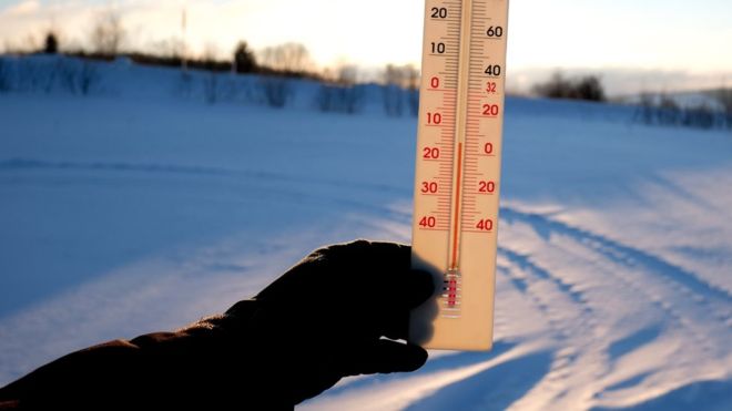 Sibirya da öğrenciler -50 derecede okula gidiyor