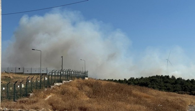 Urla'da ormanlık alanda yangın! Müdahale sürüyor