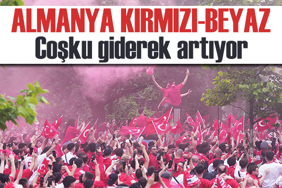 Almanya da Türk Milli Takımı coşkusu!