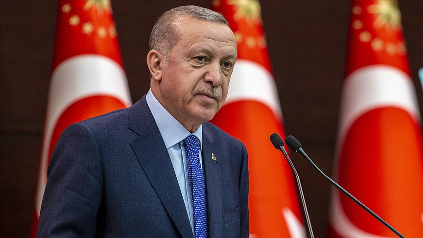 Erdoğan dan şehit ailesine başsağlığı