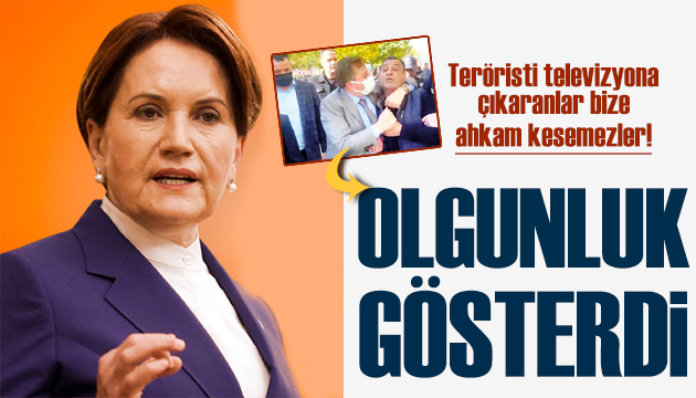 İYİ Parti lideri Akşener: Lütfü Türkkan olgunluk gösterdi!