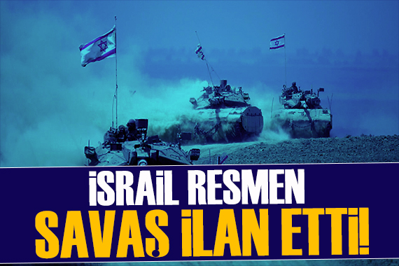 1973 ten bu yana ilk! İsrail resmen savaş hali ilan etti