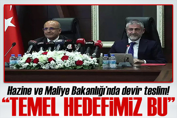 Hazine ve Maliye Bakanlığı nda devir teslim! Mehmet Şimşek ten açıklama: Fiyat istikrarı temel hedef