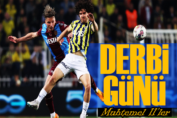 Gözler bugün Şükrü Saraçoğlu nda! Fenerbahçe-Trabzonspor un muhtemel 11 leri! Fenerbahçe maçı saat kaçta?