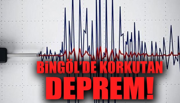 Bingöl'de korkutan deprem!