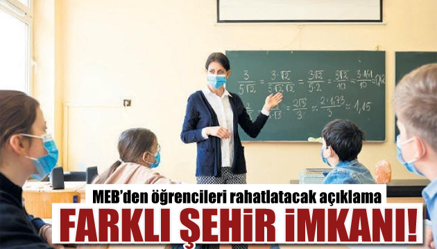 Öğrencilere farklı şehir imkanı