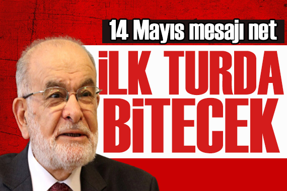 Karamollaoğlu ndan seçim mesajı: İlk turda bitirelim