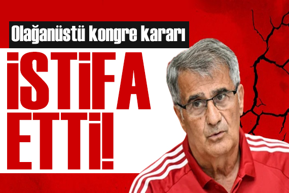 SON DAKİKA: Şenol Güneş istifasını yönetime sundu! Olağanüstü kongre kararı