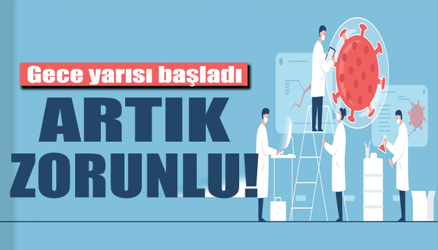 Yurt dışından gelişlerde PCR testi zorunlu olacak