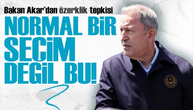 Bakan Akar'dan özerklik tepkisi: Başaramayacaklar!