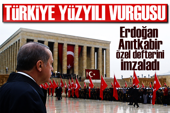 30 Ağustos Zaferi nin 101.yılı! Erdoğan Anıtkabir özel defterini imzaladı
