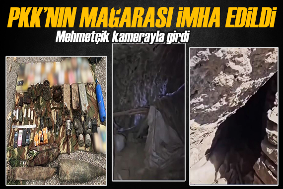 MSB paylaştı: PKK nın 4 katlı mağarası imha edildi