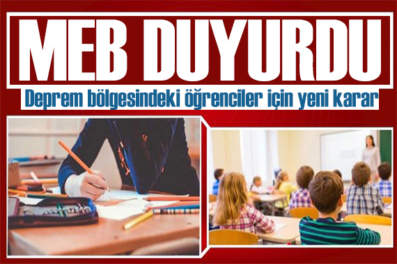 MEB den depremzede öğrenciler için açıklama: Taşımalı eğitim kapsamına aldık