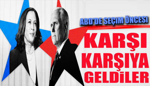 Kamala Harris ve Mike Pence seçim öncesi karşı karşıya geldi