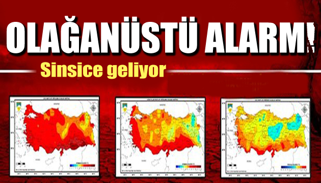 Türkiye için olağanüstü kuraklık uyarısı