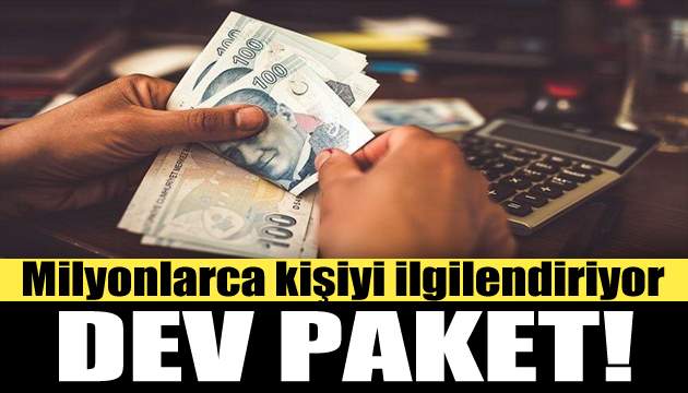 500 milyar liralık yeni kurtarma paketi