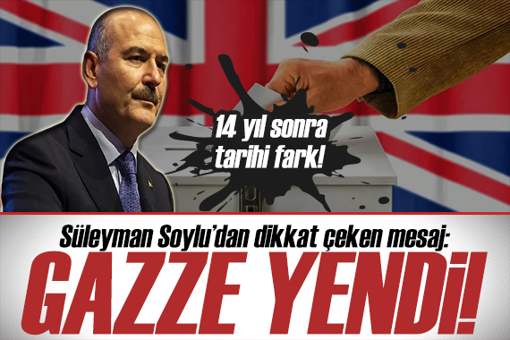 14 yıl sonra tarihi fark! Süleyman Soylu dan dikkat çeken mesaj: Gazze, İngiliz hükümetini yendi